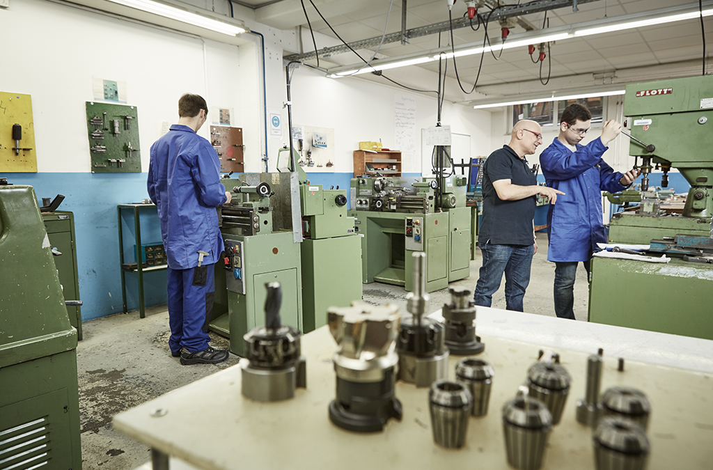 Werkstatt an der Carlo Schmid Schule Freiburg